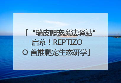 “瑞皮爬宠魔法驿站” 启幕！REPTIZOO 首推爬宠生态研学