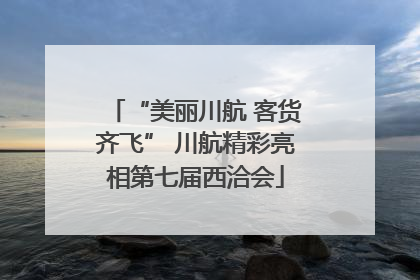 “美丽川航 客货齐飞” 川航精彩亮相第七届西洽会
