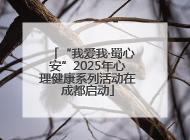 “我爱我·蜀心安”2025年心理健康系列活动在成都启动