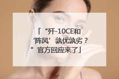 “歼-10CE和‘阵风’孰优孰劣？”官方回应来了