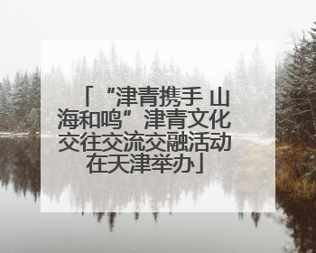 “津青携手 山海和鸣”津青文化交往交流交融活动在天津举办
