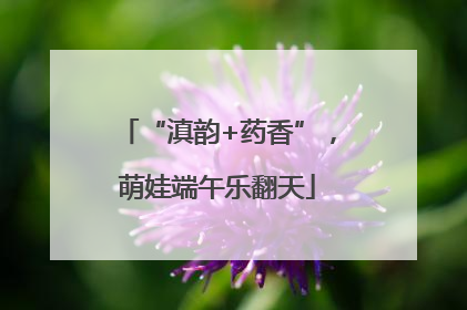 “滇韵+药香”，萌娃端午乐翻天