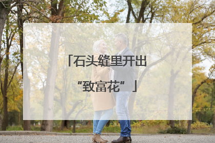 石头缝里开出“致富花”