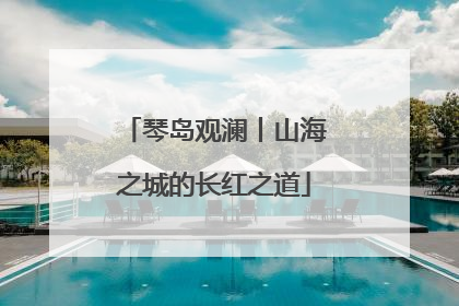 琴岛观澜丨山海之城的长红之道