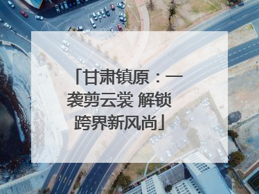 甘肃镇原：一袭剪云裳 解锁跨界新风尚