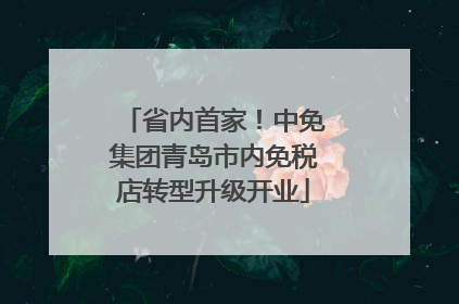 省内首家！中免集团青岛市内免税店转型升级开业