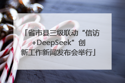省市县三级联动“信访+DeepSeek”创新工作新闻发布会举行