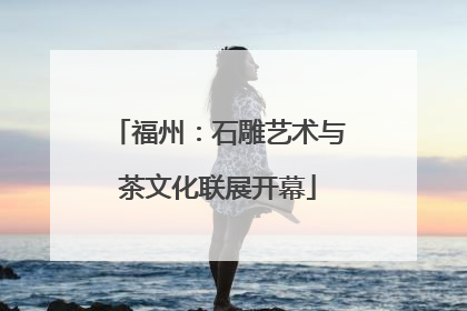 福州：石雕艺术与茶文化联展开幕