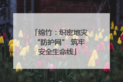 绵竹：织密地灾“防护网” 筑牢安全生命线