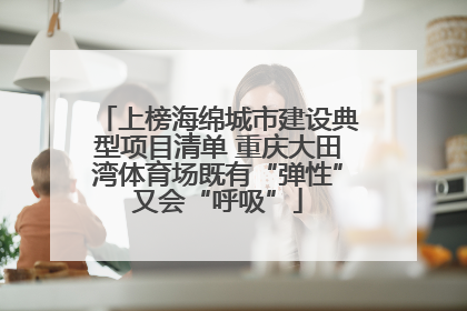 上榜海绵城市建设典型项目清单 重庆大田湾体育场既有“弹性”又会“呼吸”