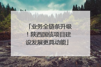 业务全链条升级！陕西国债项目建设发展更具动能