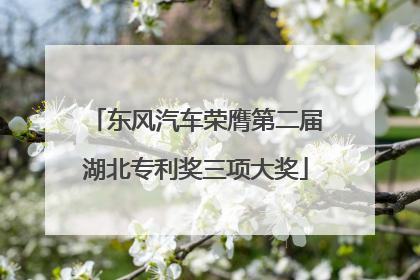 东风汽车荣膺第二届湖北专利奖三项大奖