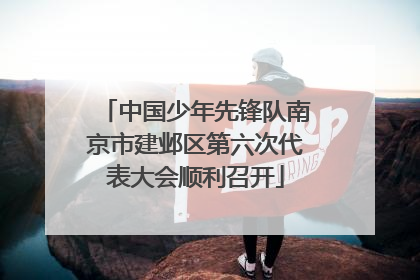 中国少年先锋队南京市建邺区第六次代表大会顺利召开