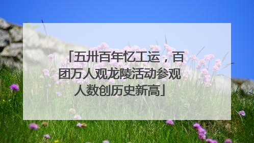 五卅百年忆工运，百团万人观龙陵活动参观人数创历史新高