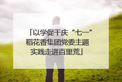 以学促干庆“七一” 稻花香集团党委主题实践走进百里荒