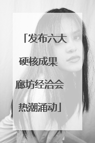 发布六大硬核成果 廊坊经洽会热潮涌动