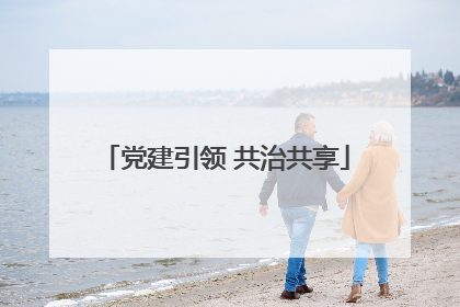 党建引领 共治共享