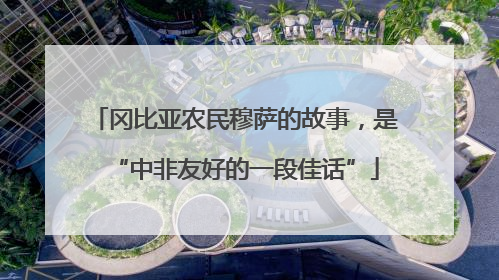 冈比亚农民穆萨的故事，是“中非友好的一段佳话”