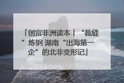 创富非洲读本丨“裁缝”炼钢 湖南“出海第一企”的北非变形记