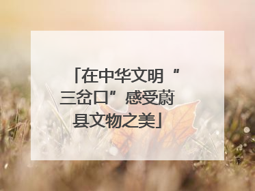 在中华文明“三岔口”感受蔚县文物之美