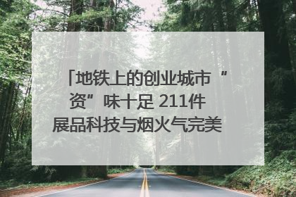 地铁上的创业城市“资”味十足 211件展品科技与烟火气完美融合｜西博视界