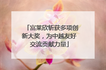 富莱欣斩获多项创新大奖，为中越友好交流贡献力量