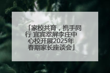 家校共育，携手同行 宜宾翠屏李庄中心校开展2025年春期家长座谈会