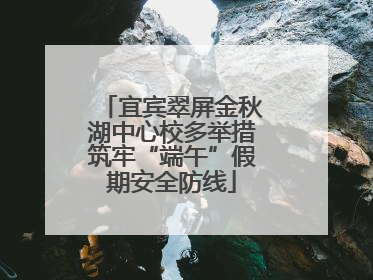 宜宾翠屏金秋湖中心校多举措筑牢“端午”假期安全防线