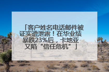客户姓名电话邮件被证实遭泄露！在华业绩暴跌23%后，卡地亚又陷“信任危机”