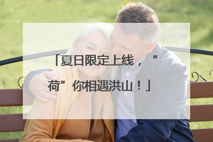 夏日限定上线，“荷”你相遇洪山！