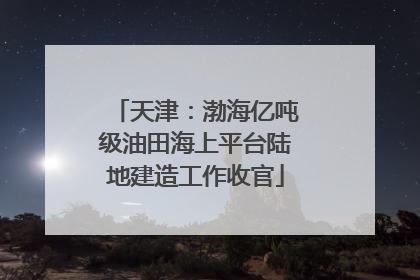 天津：渤海亿吨级油田海上平台陆地建造工作收官