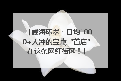 威海环翠：日均1000+人冲的宝藏“首店”在这条网红街区！