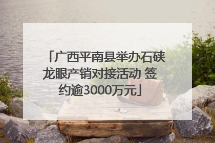 广西平南县举办石硖龙眼产销对接活动 签约逾3000万元