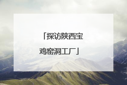 探访陕西宝鸡窑洞工厂