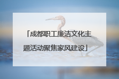 成都职工廉洁文化主题活动聚焦家风建设