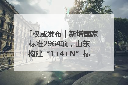 权威发布｜新增国家标准2964项，山东构建“1+4+N”标准化创新发展新格局