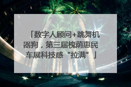数字人顾问+跳舞机器狗，第三届槐荫惠民车展科技感“拉满”