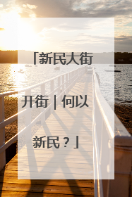 新民大街开街｜何以新民？