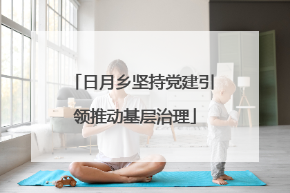 日月乡坚持党建引领推动基层治理