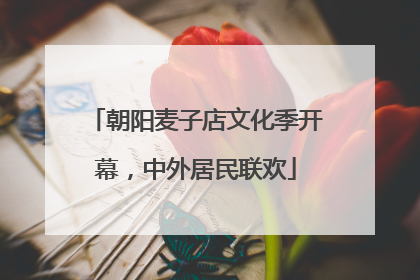 朝阳麦子店文化季开幕，中外居民联欢