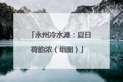 永州冷水滩：夏日荷韵浓（组图）
