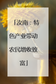 汝南：特色产业带动农民增收致富