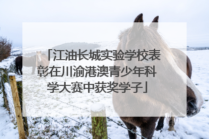 江油长城实验学校表彰在川渝港澳青少年科学大赛中获奖学子