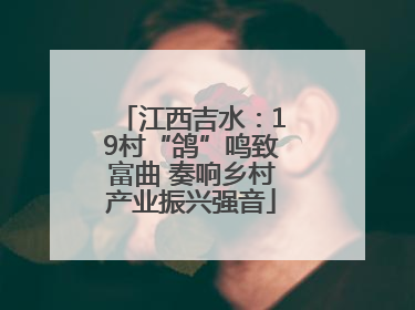江西吉水：19村“鸽”鸣致富曲 奏响乡村产业振兴强音