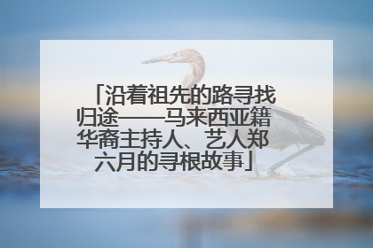 沿着祖先的路寻找归途——马来西亚籍华裔主持人、艺人郑六月的寻根故事