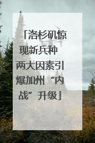 洛杉矶惊现新兵种 两大因素引爆加州“内战”升级