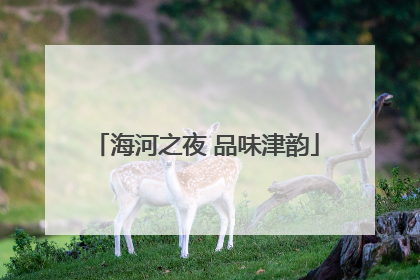 海河之夜 品味津韵