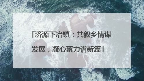 济源下冶镇：共叙乡情谋发展，凝心聚力谱新篇