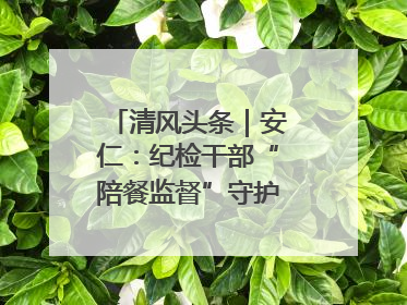 清风头条｜安仁：纪检干部“陪餐监督”守护校园舌尖安全