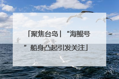 聚焦台岛│“海鲲号”船身凸起引发关注